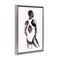 Stupell Industries Beach Day Swimsuit Silhouette Floating Frame, design by Simone Elum